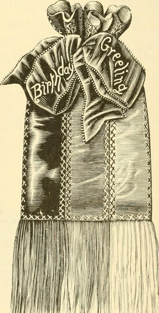 An illustration from Needle and brush:, 1889, leaf 67