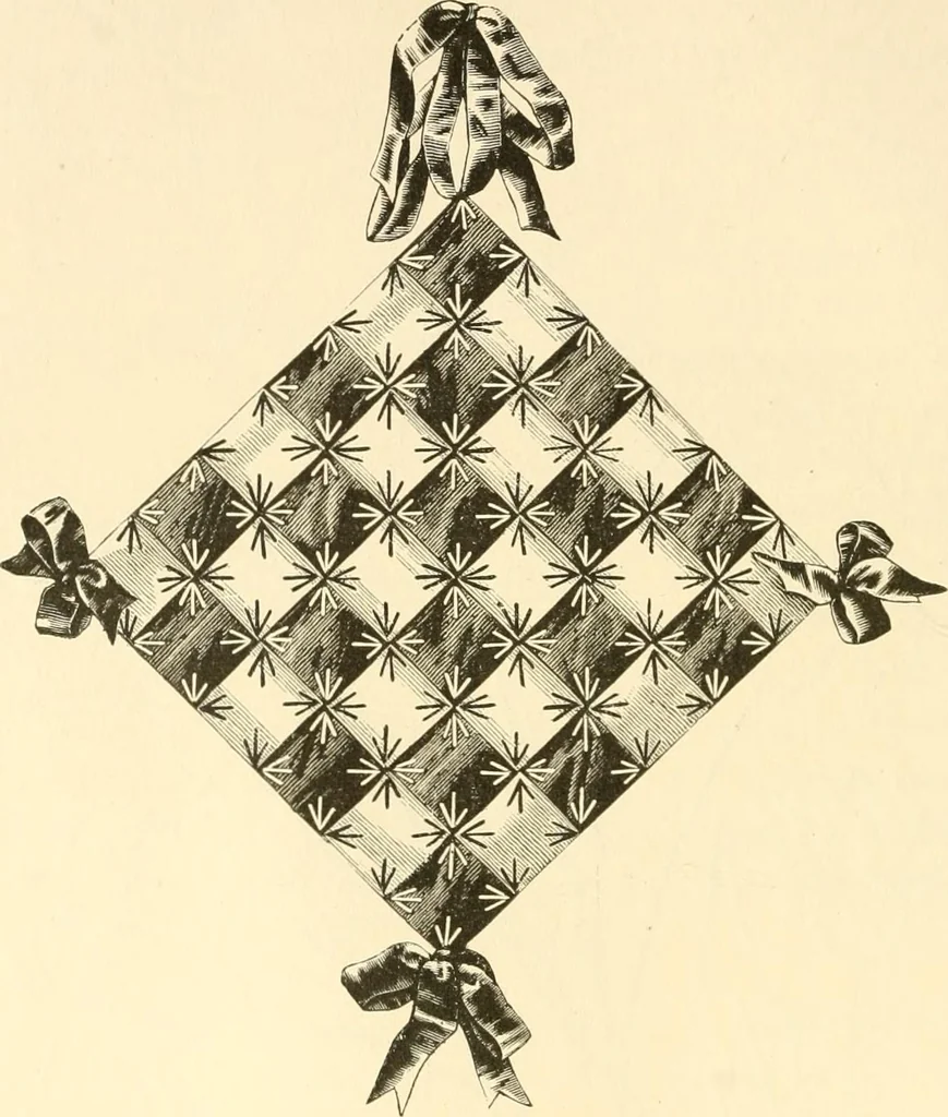 An illustration from Needle and brush:, 1889, leaf 75