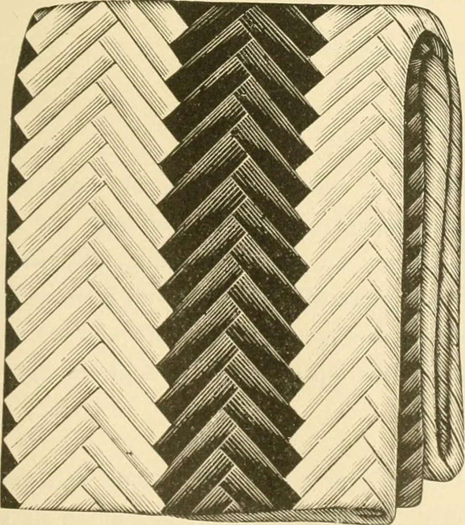 An illustration from Needle and brush:, 1889, leaf 80