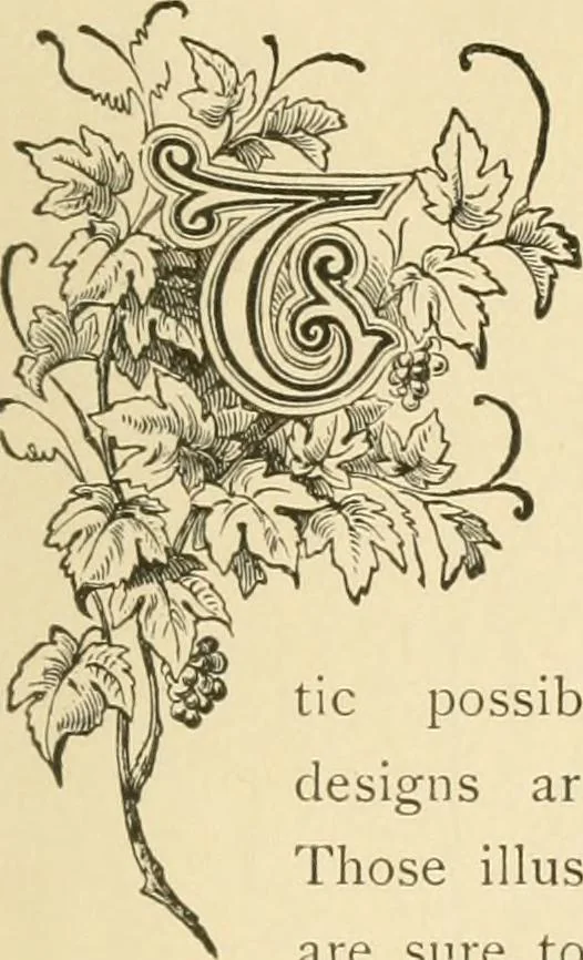 An illustration from Needle and brush:, 1889, leaf 80