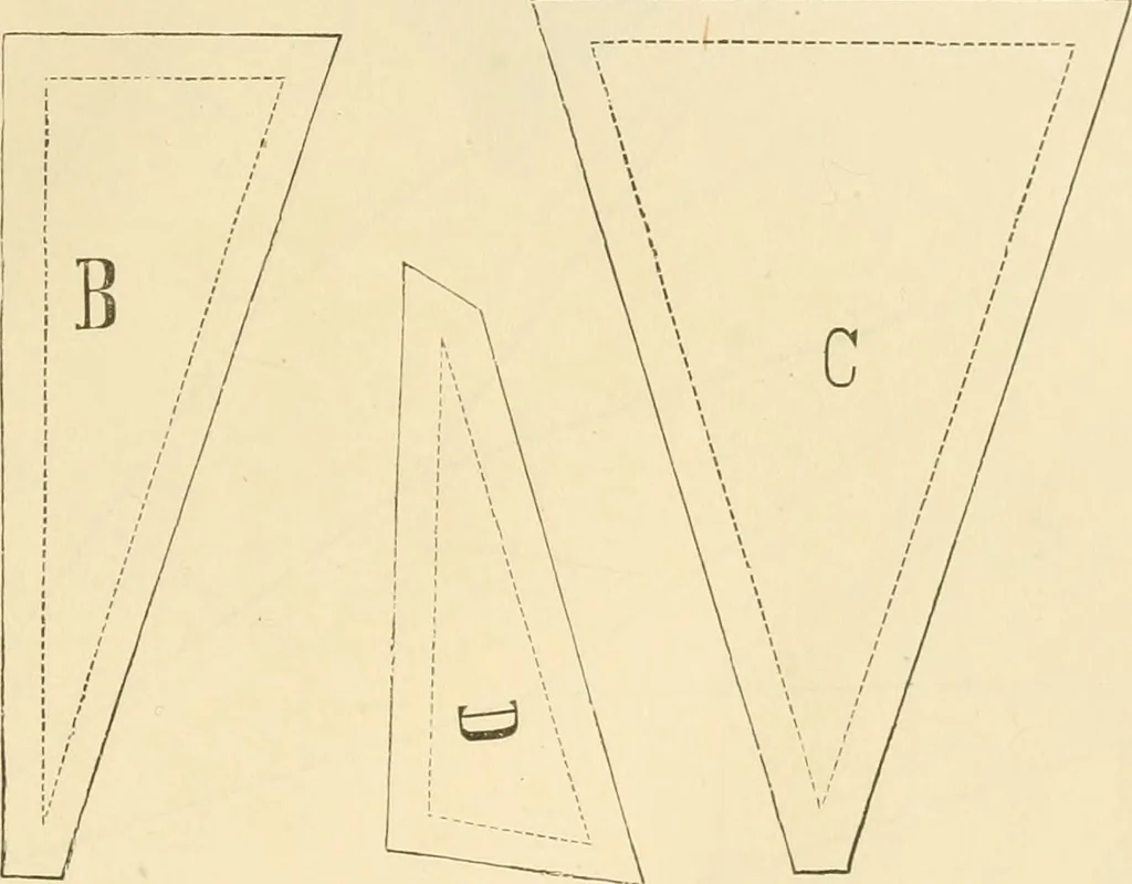 An illustration from Needle and brush:, 1889, leaf 82