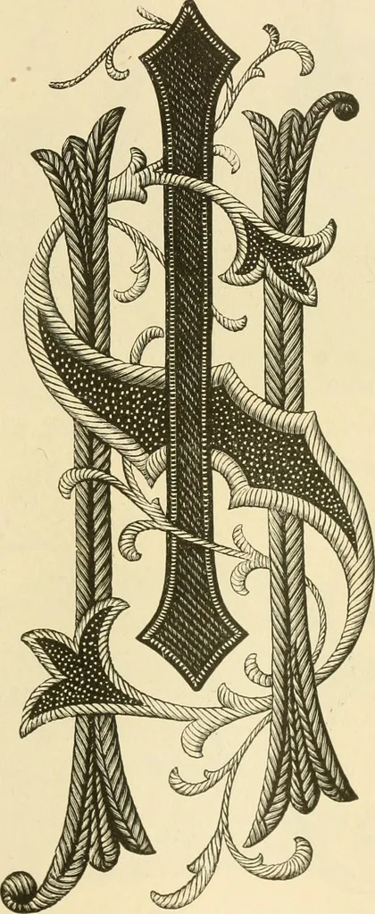 An illustration from Needle and brush:, 1889, leaf 92