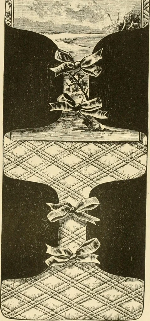 An illustration from Needle and brush:, 1889, leaf 96