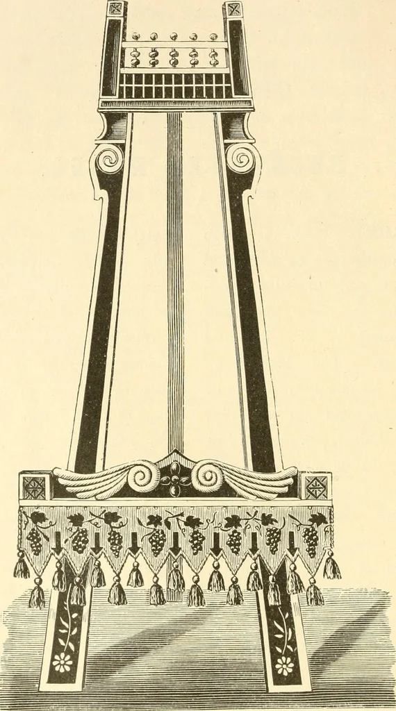 An illustration from Needle and brush:, 1889, leaf 99