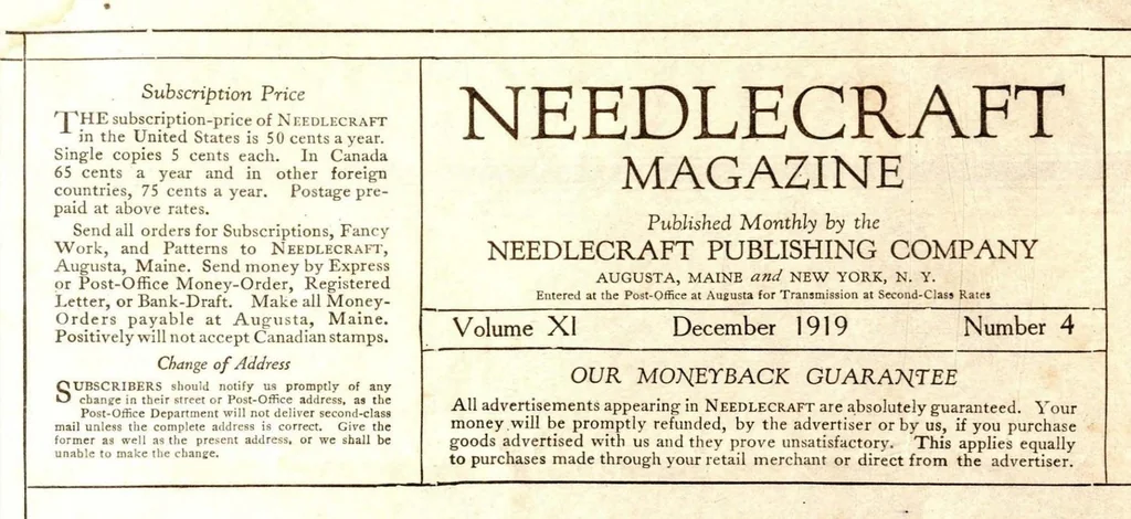 An illustration from Needlecraft Magazine (December 1919), 1919, leaf 2