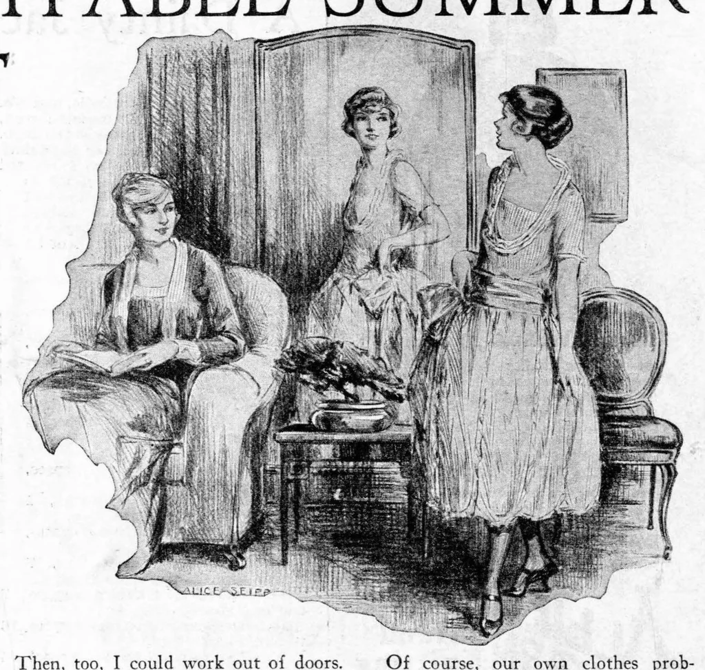 An illustration from Needlecraft Magazine (June 1921), 1921, leaf 14