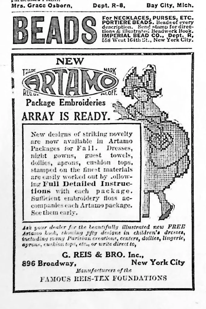 An illustration from Needlecraft Magazine. August, 1920., 1920, leaf 13
