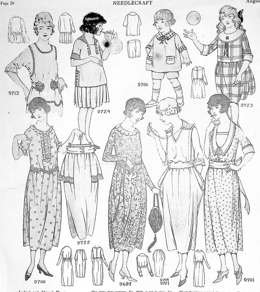 An illustration from Needlecraft Magazine. August, 1920., 1920, leaf 25