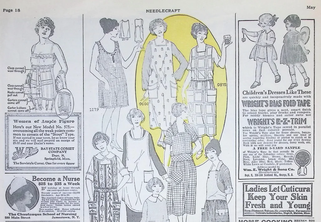 An illustration from Needlecraft Magazine. May, 1922., 1922, leaf 17