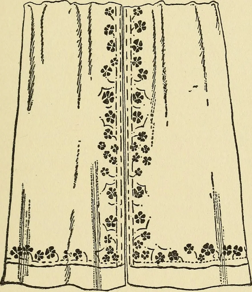 An illustration from Needlecraft, 1911, leaf 100