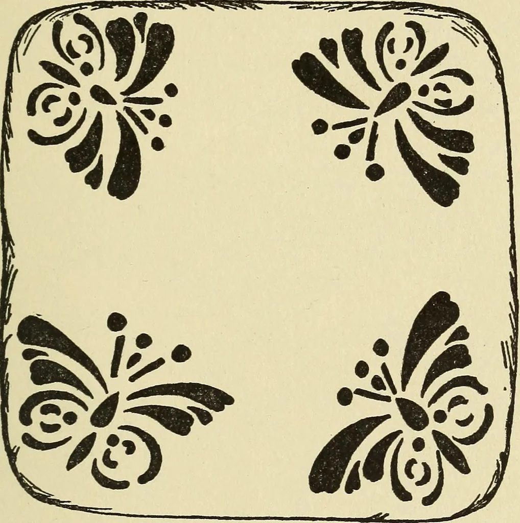 An illustration from Needlecraft, 1911, leaf 104