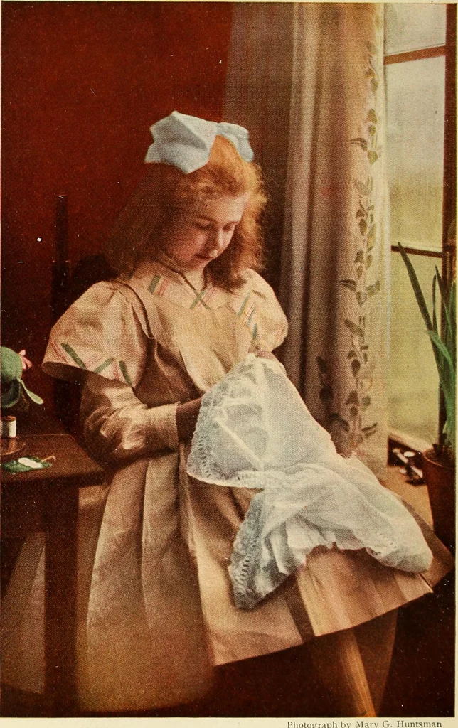 An illustration from Needlecraft, 1911, leaf 13