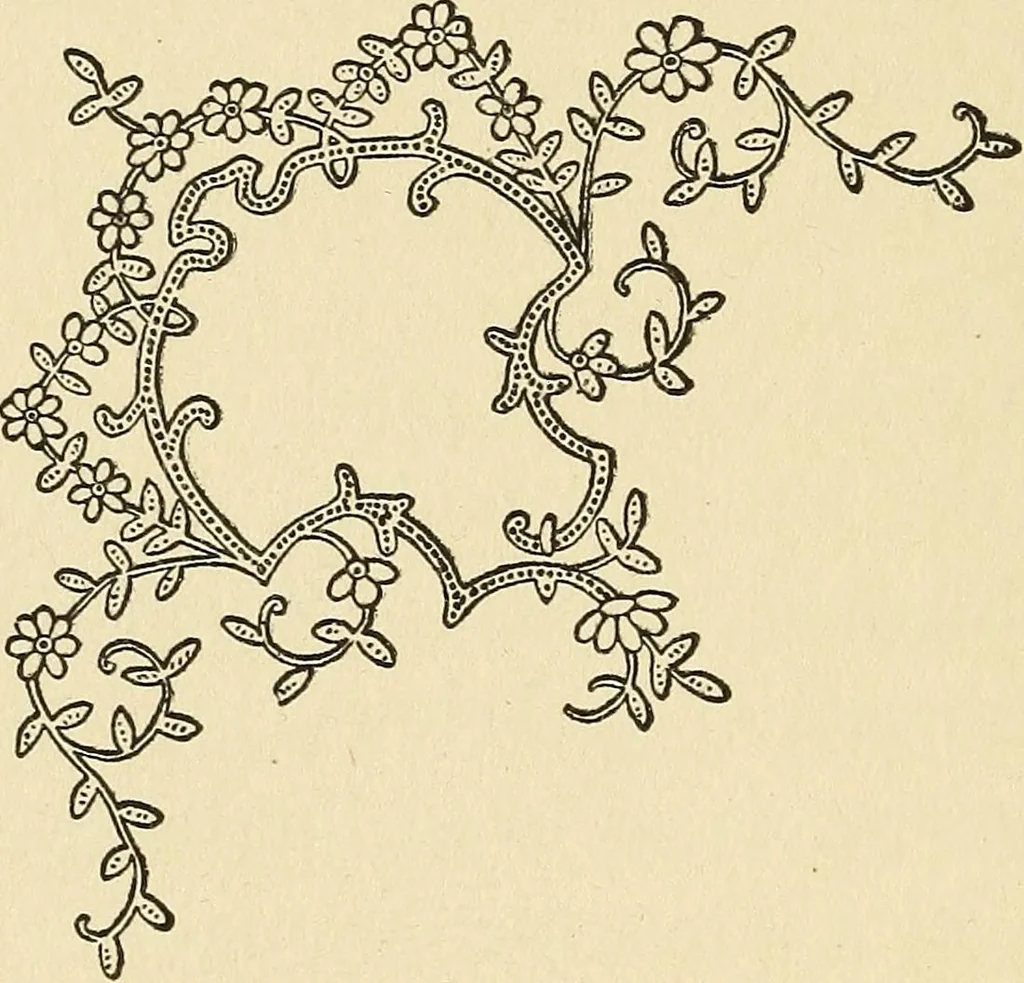 An illustration from Needlecraft, 1911, leaf 185