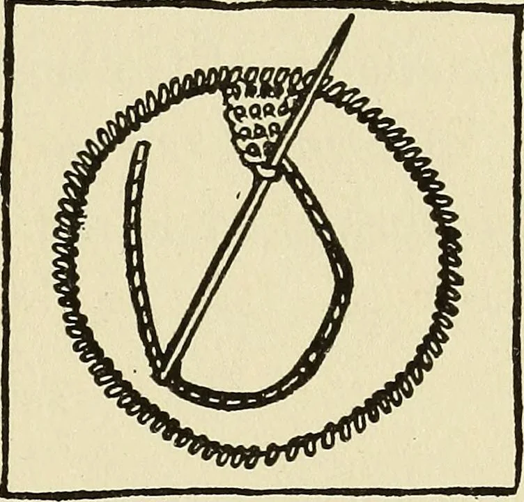 An illustration from Needlecraft, 1911, leaf 234