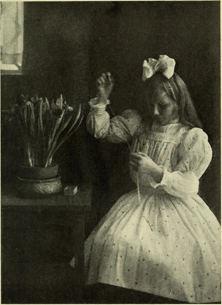 An illustration from Needlecraft, 1911, leaf 318