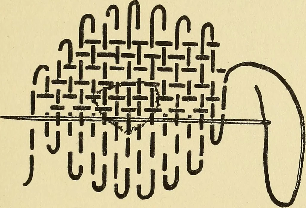 An illustration from Needlecraft, 1911, leaf 36