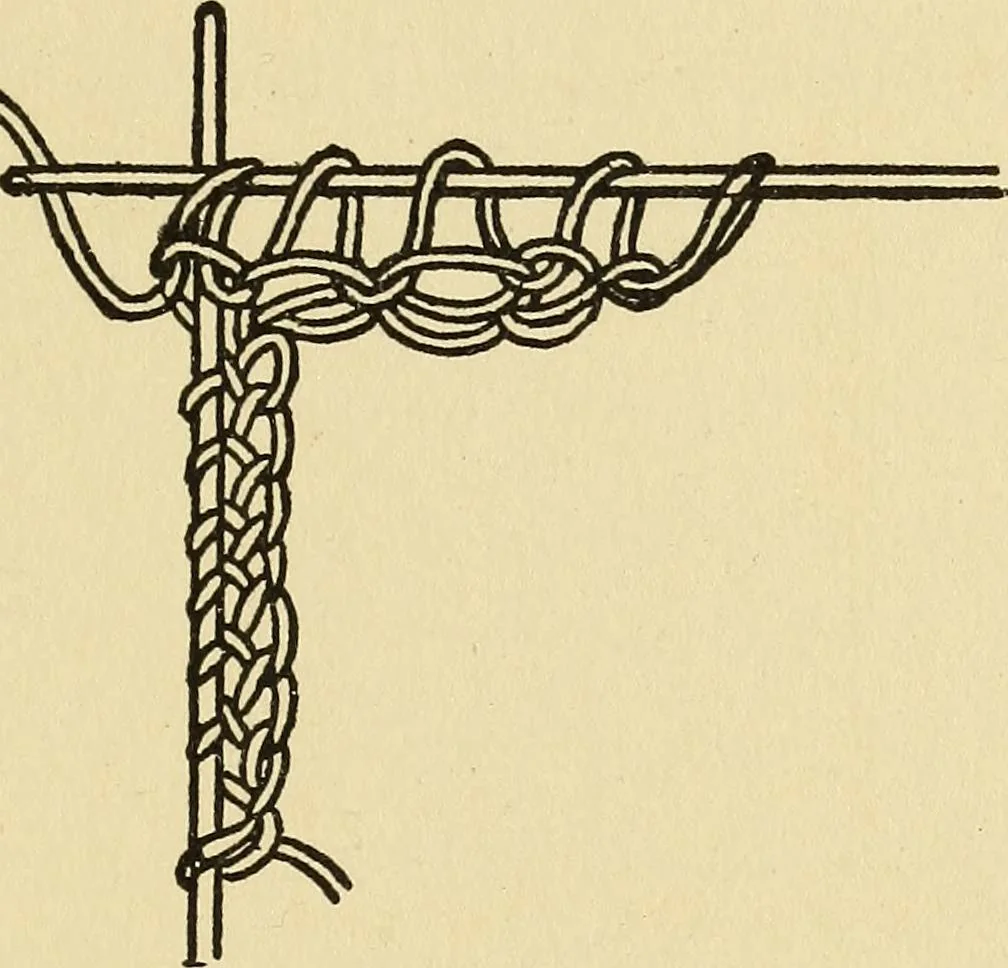 An illustration from Needlecraft, 1911, leaf 390