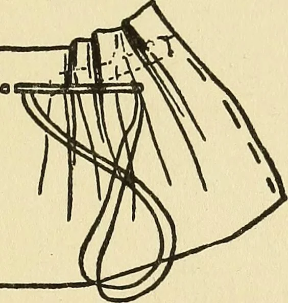 An illustration from Needlecraft, 1911, leaf 52