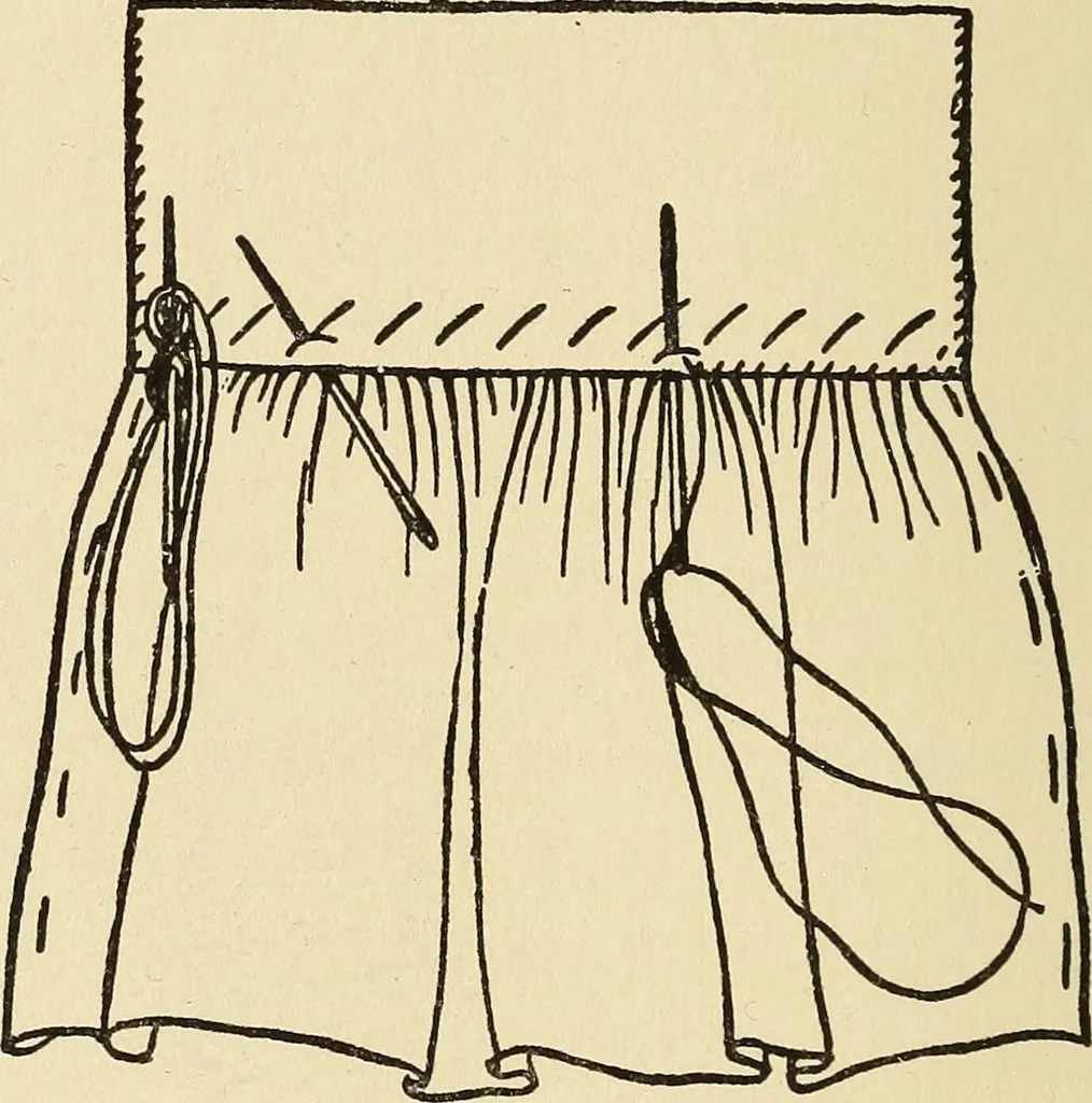 An illustration from Needlecraft, 1911, leaf 55