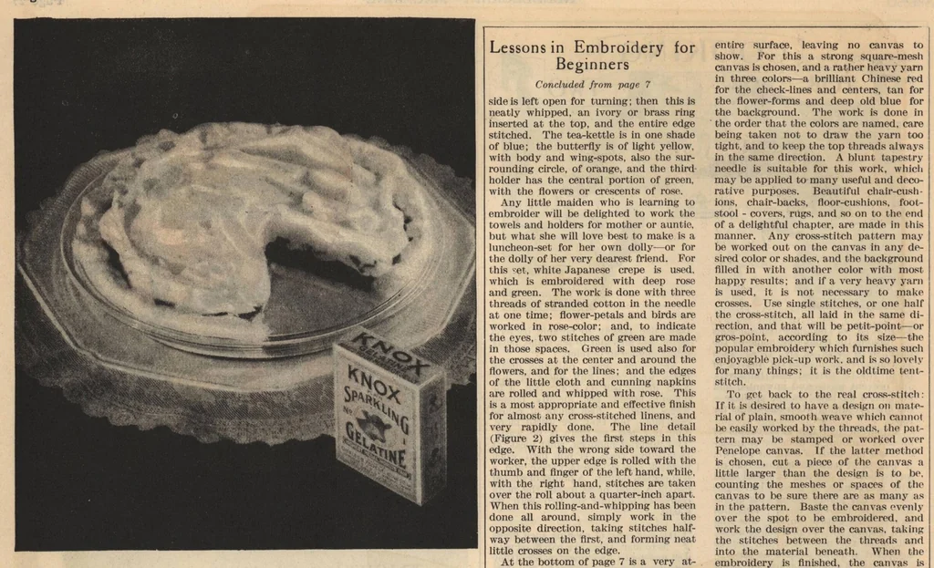 An illustration from Needlecraft Magazine (October, 1927), 1927, leaf 27