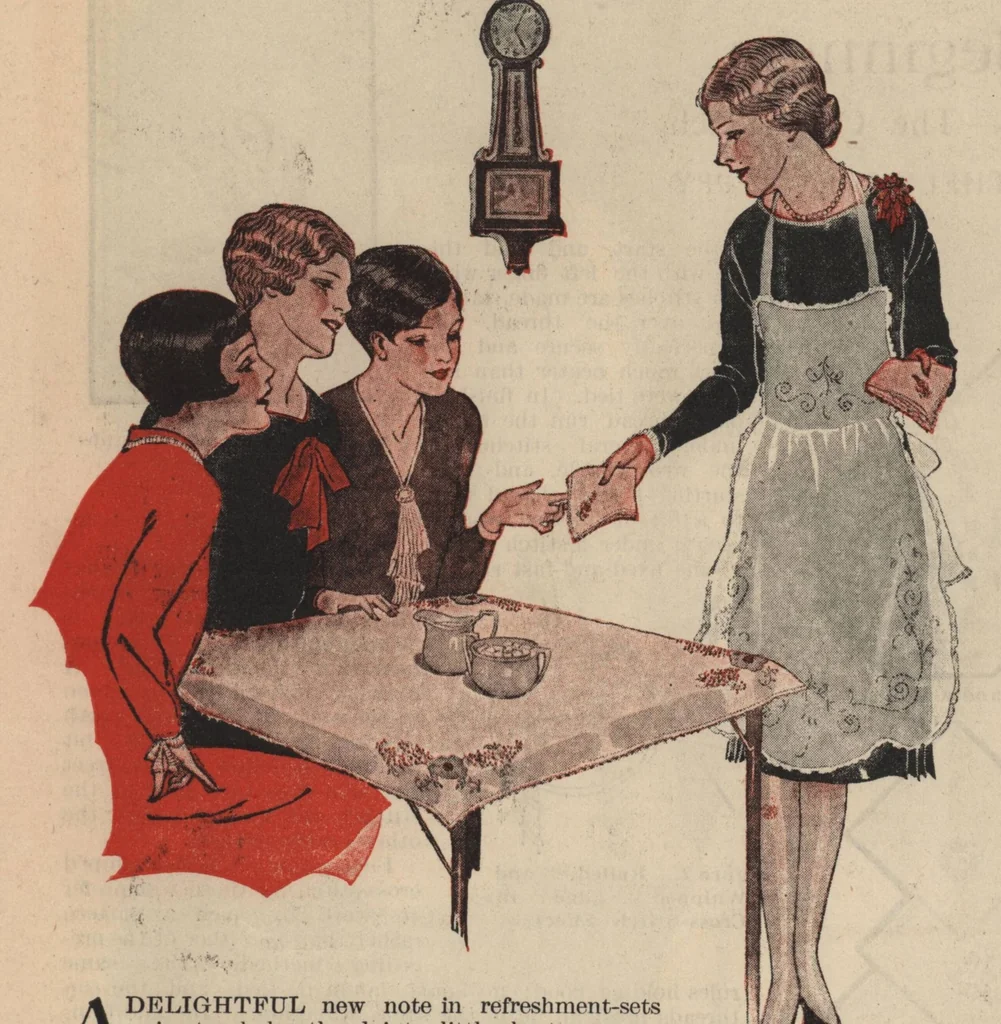 An illustration from Needlecraft Magazine (October, 1927), 1927, leaf 7