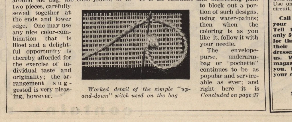 An illustration from Needlecraft Magazine (November, 1928), 1928, leaf 25