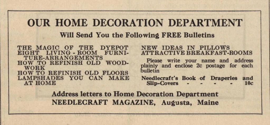 An illustration from Needlecraft Magazine (November, 1928), 1928, leaf 33