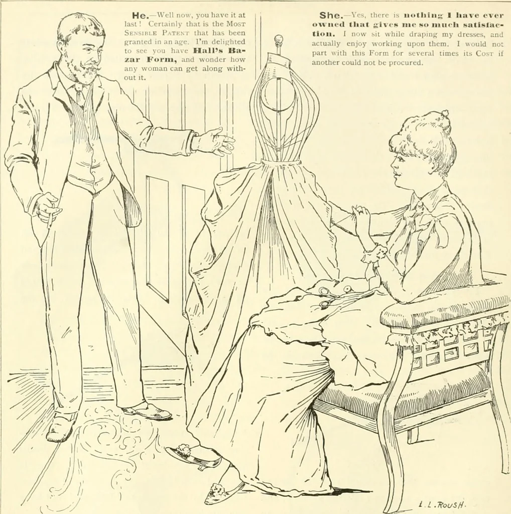 An illustration from Needle-craft: artistic and practical, 1889, leaf 101