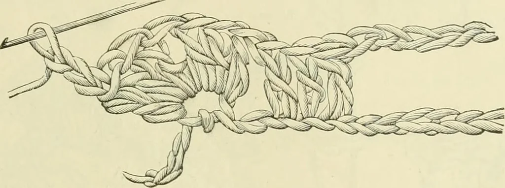 An illustration from Needle-craft: artistic and practical, 1889, leaf 104