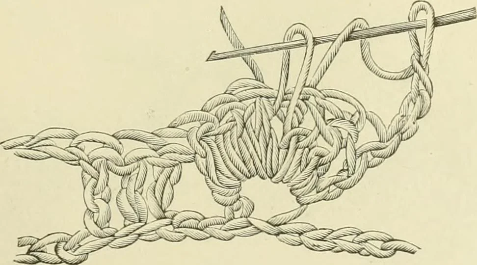 An illustration from Needle-craft: artistic and practical, 1889, leaf 104