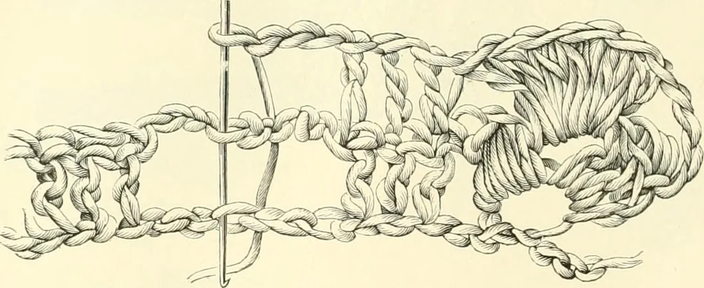 An illustration from Needle-craft: artistic and practical, 1889, leaf 105