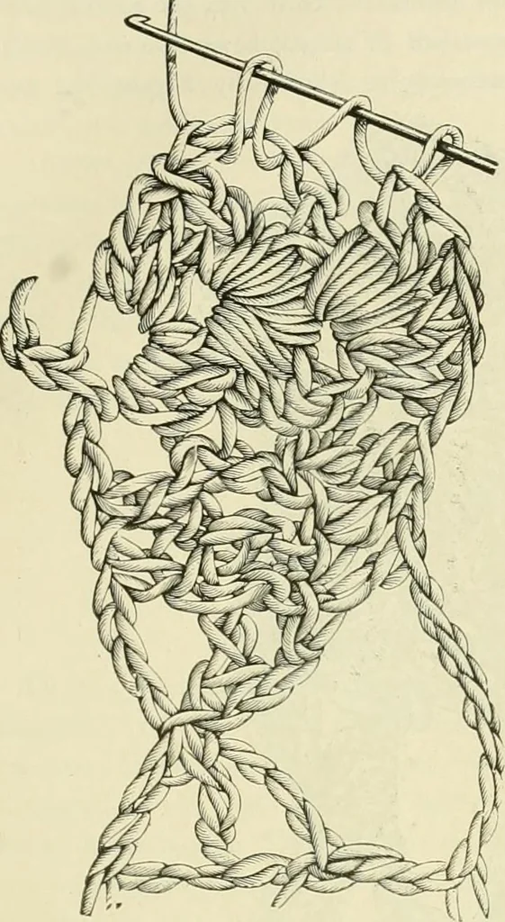 An illustration from Needle-craft: artistic and practical, 1889, leaf 106