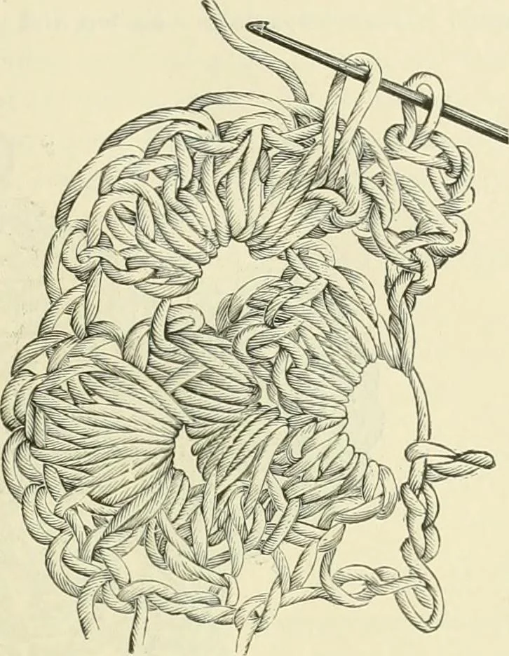 An illustration from Needle-craft: artistic and practical, 1889, leaf 106