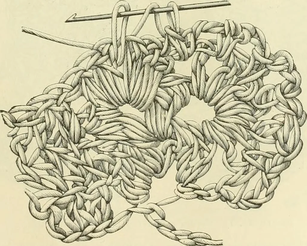 An illustration from Needle-craft: artistic and practical, 1889, leaf 106