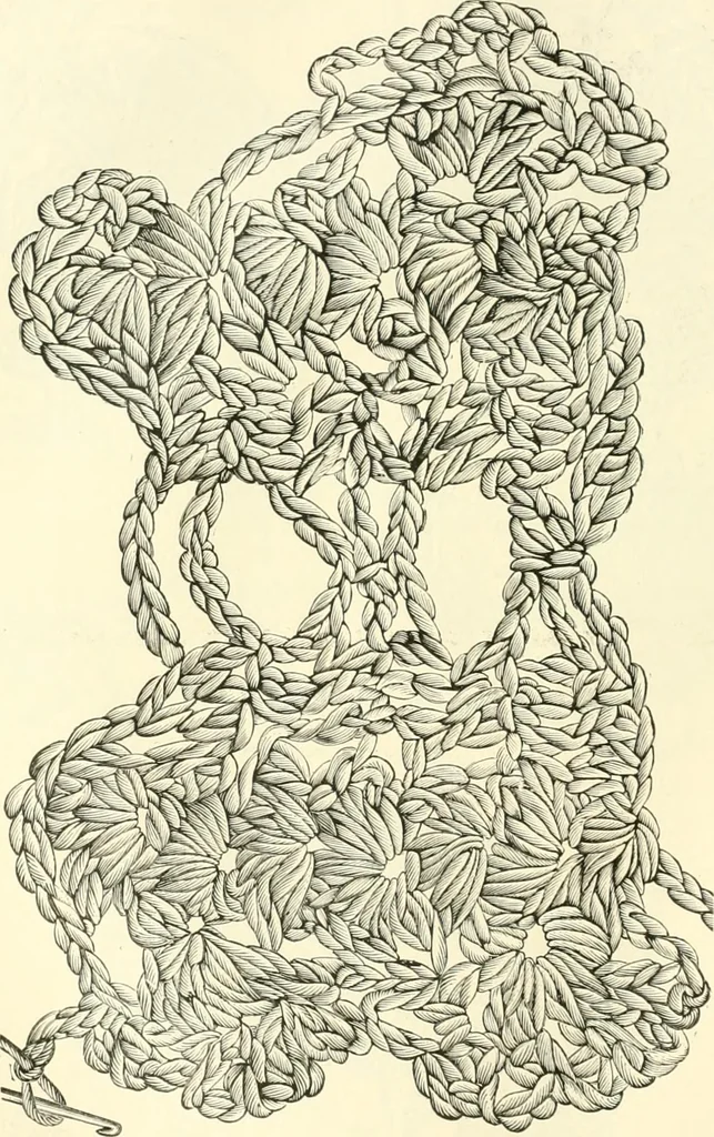 An illustration from Needle-craft: artistic and practical, 1889, leaf 107