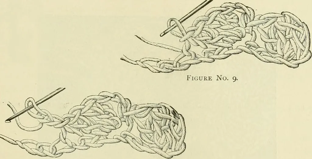 An illustration from Needle-craft: artistic and practical, 1889, leaf 112