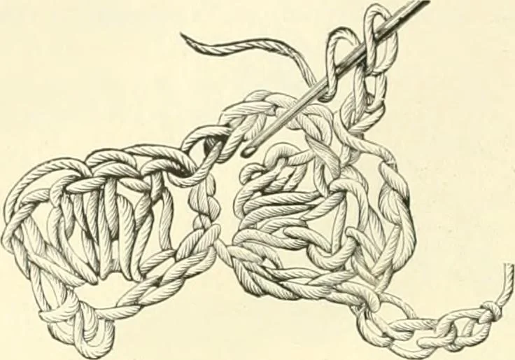 An illustration from Needle-craft: artistic and practical, 1889, leaf 113
