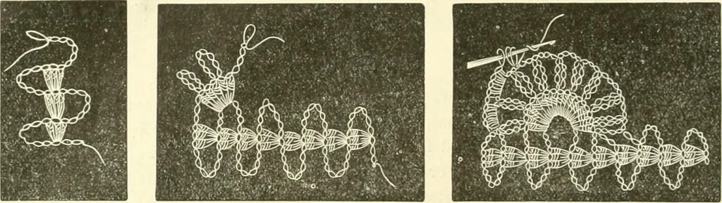 An illustration from Needle-craft: artistic and practical, 1889, leaf 119