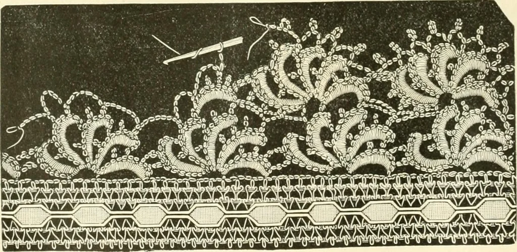 An illustration from Needle-craft: artistic and practical, 1889, leaf 123