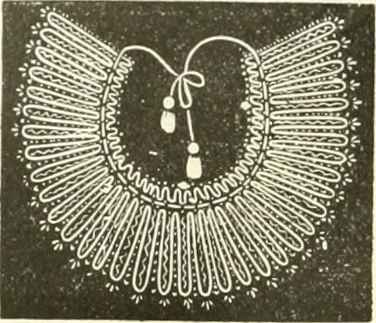 An illustration from Needle-craft: artistic and practical, 1889, leaf 129