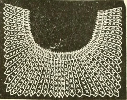 An illustration from Needle-craft: artistic and practical, 1889, leaf 129