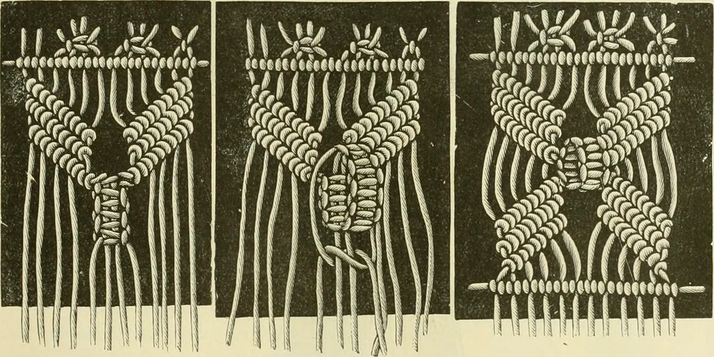 An illustration from Needle-craft: artistic and practical, 1889, leaf 136