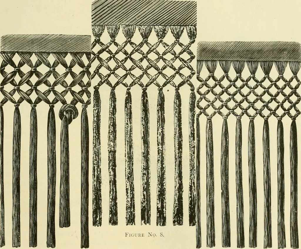 An illustration from Needle-craft: artistic and practical, 1889, leaf 140
