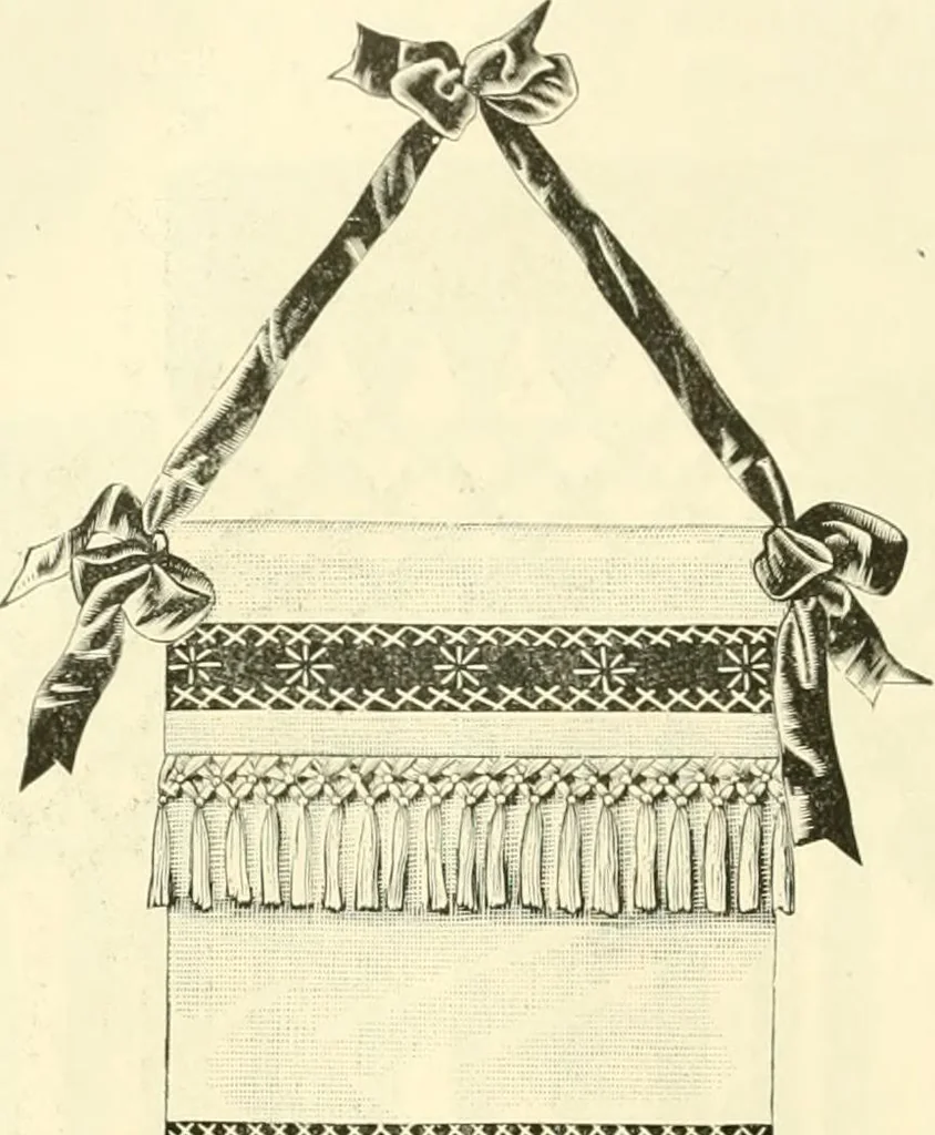 An illustration from Needle-craft: artistic and practical, 1889, leaf 141