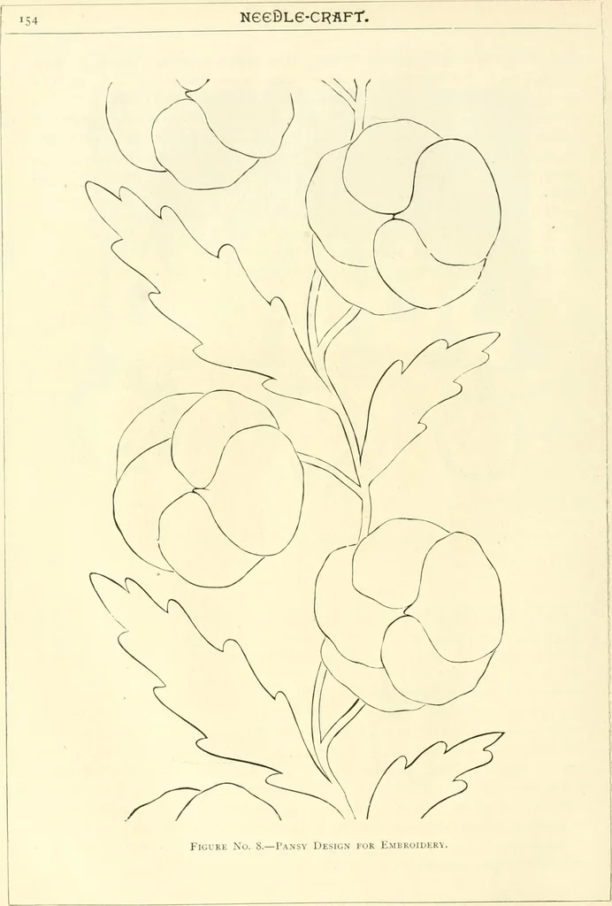 An illustration from Needle-craft: artistic and practical, 1889, leaf 157