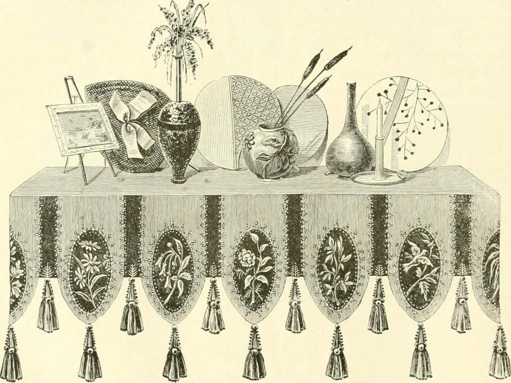 An illustration from Needle-craft: artistic and practical, 1889, leaf 163