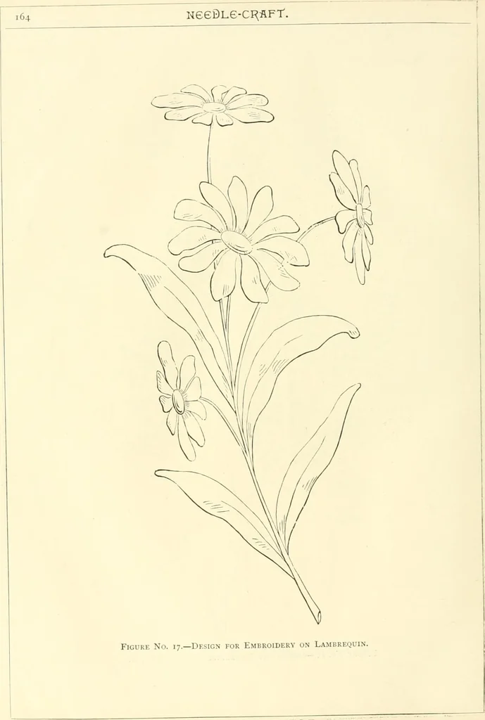 An illustration from Needle-craft: artistic and practical, 1889, leaf 167