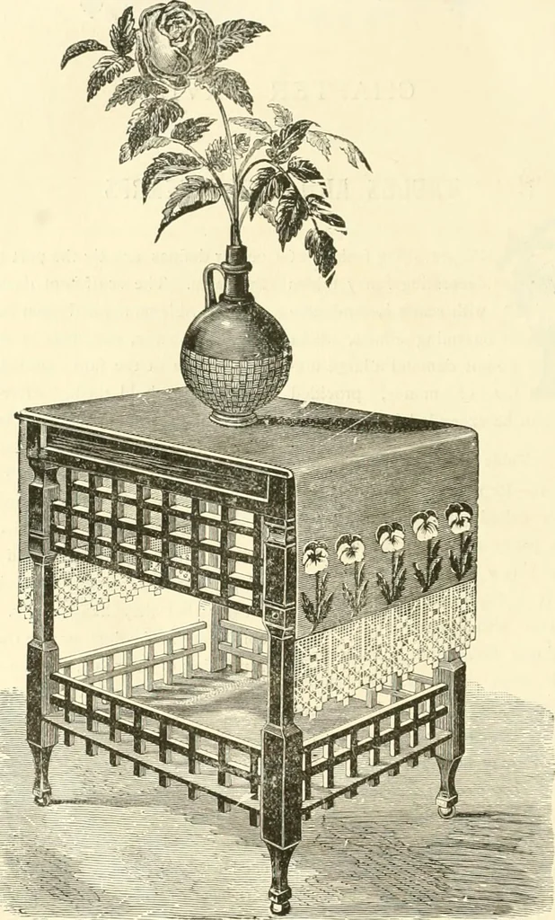 An illustration from Needle-craft: artistic and practical, 1889, leaf 177