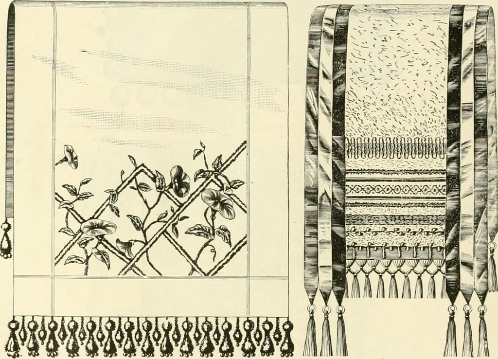 An illustration from Needle-craft: artistic and practical, 1889, leaf 179