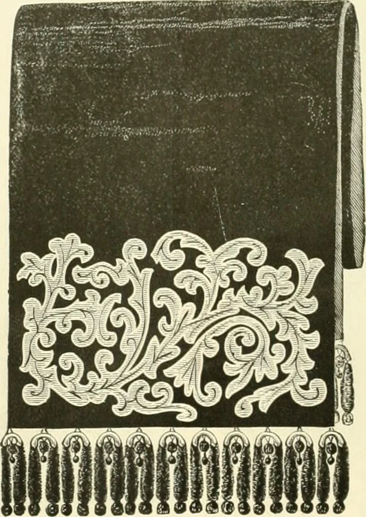 An illustration from Needle-craft: artistic and practical, 1889, leaf 181